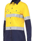 Hard Yakka Women's Reflective Hi Vis Work Shirt Y08220 Work Wear Hard Yakka   