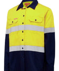 Hard Yakka Women's Taped Hi Vis Shirt Y08805 Work Wear Hard Yakka   