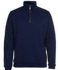 Jb's Wear Active Wear Jnr Navy / S JB'S C.O.C 1/2 Brass Zip Sweat S3FSZ