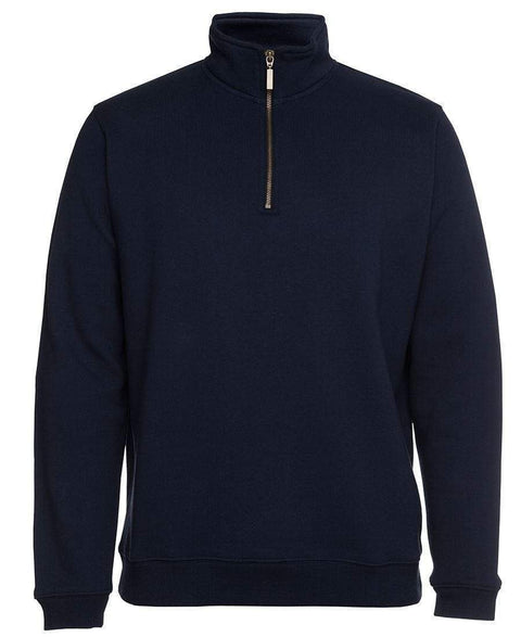 Jb's Wear Active Wear Navy / S JB'S C.O.C 1/2 Brass Zip Sweat S3FSZ