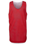 Jb's Wear Active Wear Red/White / 6 JB'S Kids and Adults Reversible Training Singlet 7KBS2