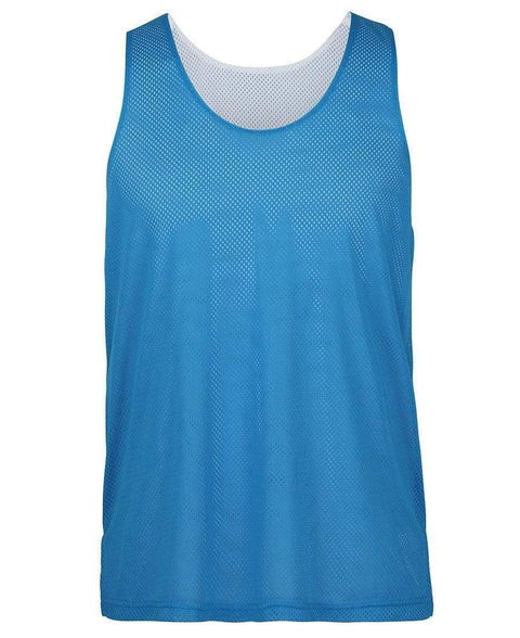 Jb's Wear Active Wear Aqua/White / 6 JB'S Kids and Adults Reversible Training Singlet 7KBS2