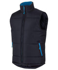 JB's puffer contrast vest 3ACV Casual Wear Jb's Wear Black/Aqua 2XS 