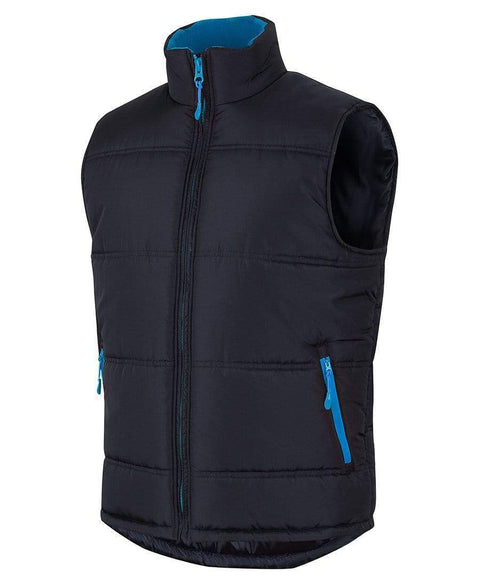 JB's puffer contrast vest 3ACV Casual Wear Jb's Wear Black/Aqua 2XS 