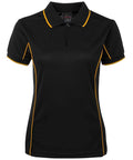 Jb's Wear Casual Wear Black/Gold / 8 JB'S Women’s Piping Polo 7LPI