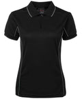 Jb's Wear Casual Wear Black/Grey / 8 JB'S Women’s Piping Polo 7LPI