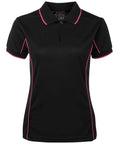 Jb's Wear Casual Wear Black/Pink / 8 JB'S Women’s Piping Polo 7LPI