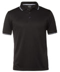 Jb's Wear Casual Wear Gunmetal/White / S JB'S Jacquard Contrast Polo 7JCP