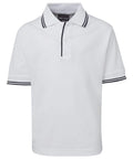 Jb's Wear Casual Wear White/Navy / 4 JB'S Kid’s Contrast Polo