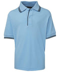 Jb's Wear Casual Wear Lt Blue/Navy / 4 JB'S Kid’s Contrast Polo