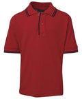 Jb's Wear Casual Wear Red/Navy / 4 JB'S Kid’s Contrast Polo