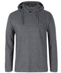 JB'S Wear Casual Wear Charcoal Marle / 3XS JB'S long sleeve hooded t-shirt 1LST