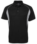 Jb's Wear Casual Wear Black/Grey / S JB'S Podium Insert Poly Polo 7IP