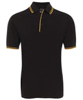 Jb's Wear Casual Wear Black/Gold / S Jb's Wear Contrast Polo 2CP