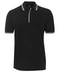 Jb's Wear Casual Wear Black/White / S Jb's Wear Contrast Polo 2CP