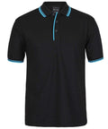 Jb's Wear Casual Wear Black/Aqua / S Jb's Wear Contrast Polo 2CP