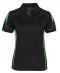 Jb's Wear Casual Wear Black/Pea Green / 8 JB'S Women’s Bell Polo 7BEL1