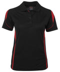 Jb's Wear Casual Wear Black/Red / 8 JB'S Women’s Bell Polo 7BEL1