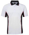 JB'S Contrast Polo 7PP Casual Wear Jb's Wear White/Black/Red S 