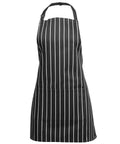 Jb's Wear Hospitality & Chefwear Black/White BIB 65x71cm / 86 x 50cm JB'S Chef/Hospitality Apron with Pocket 5A