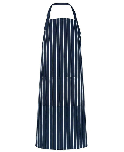 JB'S Bib Striped Apron 5BS Hospitality & Chefwear Jb's Wear Navy/White BIB 86 x 93cm 