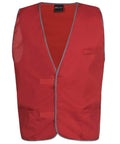 Jb's Wear Work Wear Red / S JB's Coloured Tricot Vest 6HFV