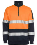 Jb's Wear Work Wear JB'S Hi-Vis 1/2 Zip Fleecy Sweat 6HZFS