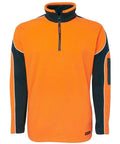 Jb's Wear Work Wear JB'S Hi-Vis Arm Panel Polar Sweat 6H4AP