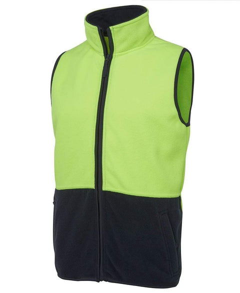 Jb's Wear Work Wear JB'S Hi-Vis Polar Vest 6HVPV