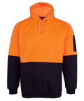 Jb's Wear Work Wear JB'S Hi-Vis Pull Over Hoodie 6HVPH