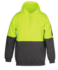 Jb's Wear Work Wear Lime/Charcoal / XS JB'S Hi-Vis Pull Over Hoodie 6HVPH