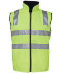 Jb's Wear Work Wear Lime/Navy / S JB'S Hi-Vis Reversible Vest 6D4RV