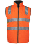 Jb's Wear Work Wear Orange/Black / S JB'S Hi-Vis Reversible Vest 6D4RV