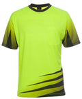 Jb's Wear Work Wear Lime/Black / XS JB'S Hi-Vis Rippa Sub Tee 6HVRT