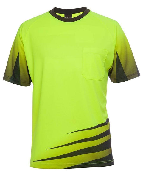 Jb's Wear Work Wear Lime/Black / XS JB'S Hi-Vis Rippa Sub Tee 6HVRT