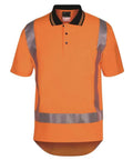 Jb's Wear Work Wear Orange / XS JB'S Hi-Vis Short Sleeve Non Cuff TTMC-W Traditional Polo 6DTSP