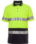 Jb's Wear Work Wear Lime/Navy / XS JB'S Hi-Vis Short Sleeve Traditional Polo 6HVST