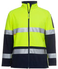 Jb's Wear Work Wear Lime/Navy / XS JB'S Hi-Vis Softshell Jacket 6D4LJ