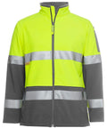 Jb's Wear Work Wear Lime/Charcoal / XS JB'S Hi-Vis Softshell Jacket 6D4LJ