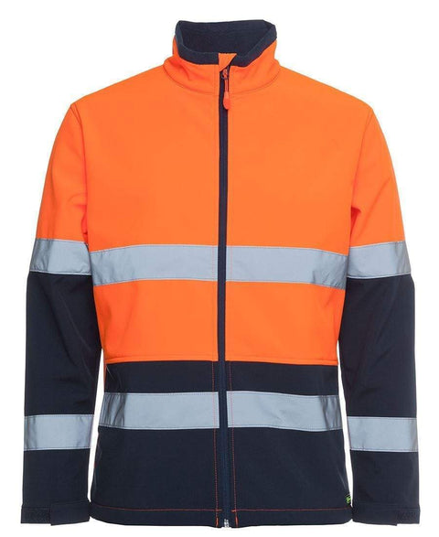 Jb's Wear Work Wear Orange/Navy / XS JB'S Hi-Vis Water Resistant Softshell Jacket 6DWJ