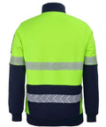 JB'S Wear Work Wear Jb's Hv 330g 1/2 Zip Segmented Tape Fleece 6DPS