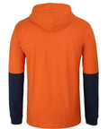 JB'S Wear Work Wear Jb's Hv L/s Cotton Tee With Hood 6HCTL