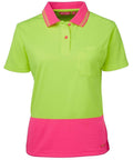 Jb's Wear Work Wear JB'S Women’s Hi-Vis Short Sleeve Comfort Polo 6LHCP