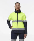 Kinggee Women's Spliced Softshell Jacket K45006 