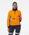 Kinggee Women's Spliced Taped 1/4 Zip Fleece K45009 