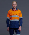 KingGee WorkCool 2 Hi Vis Reflective Long Sleeve Work Shirt K54880 - Allsorts Workwear