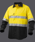 KingGee WorkCool 2 Hi Vis Reflective Long Sleeve Work Shirt K54880 - Allsorts Workwear