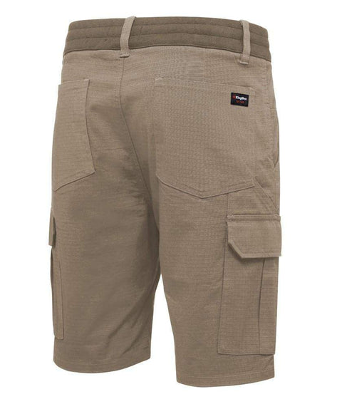 KingGee Work Wear KingGee Rib Comfort Waist Short K17007