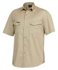 KingGee Work Wear Khaki / XS KingGee Tradies Shirt S/S K14355