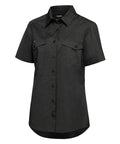 KingGee Work Wear Charcoal / 6 KingGee Womens Workcool 2 Shirt S/S K44205